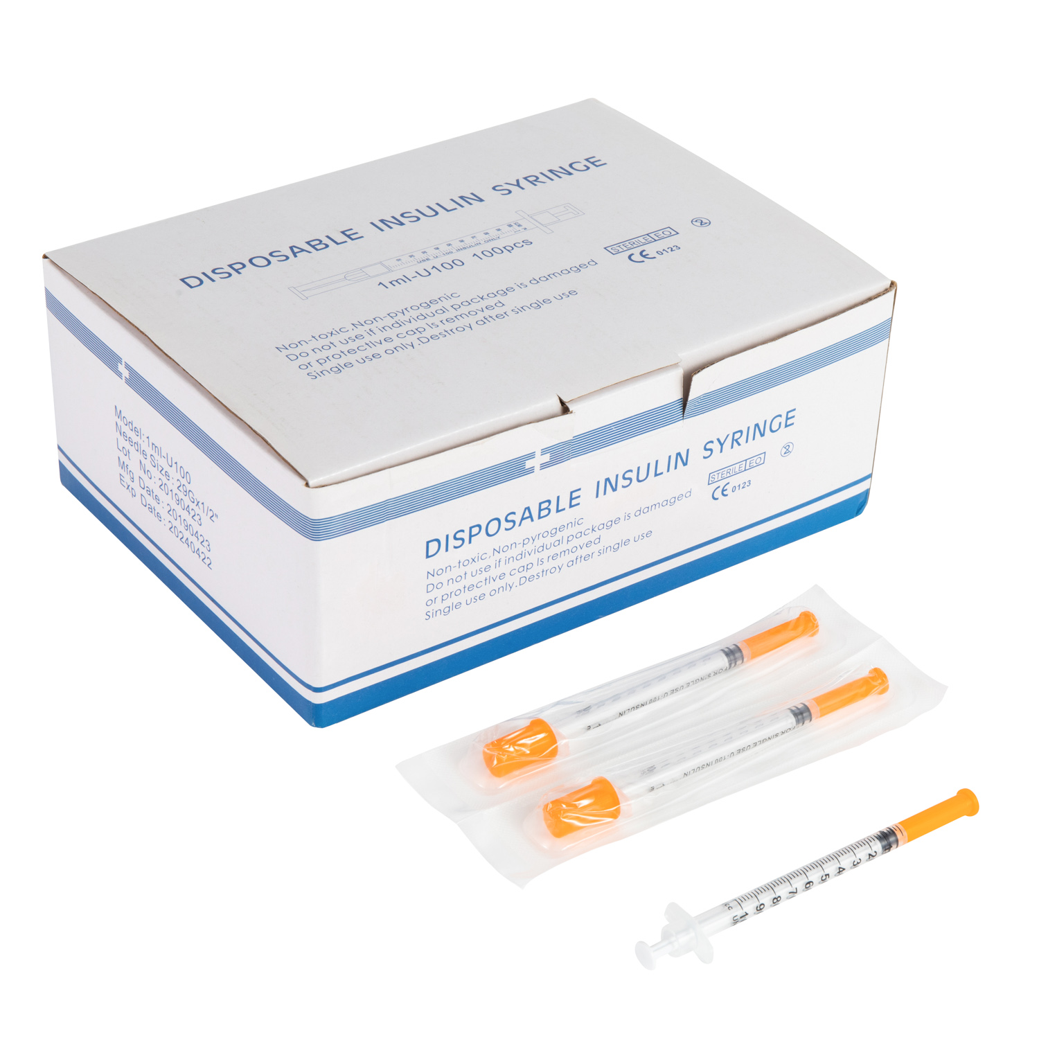 1ml LDS Vaccine Syringe with fixed needle
